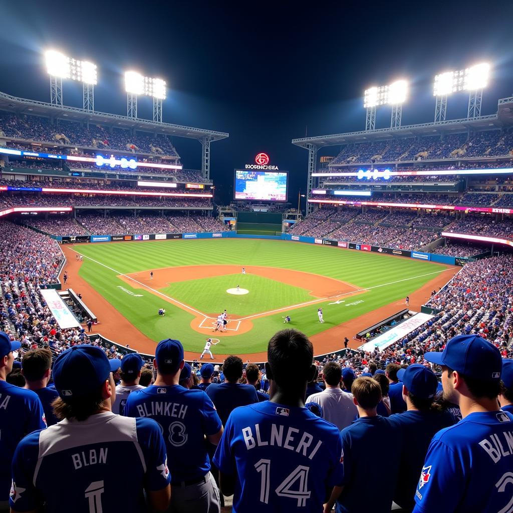 Toronto Blue Jays playing at Rogers Centre