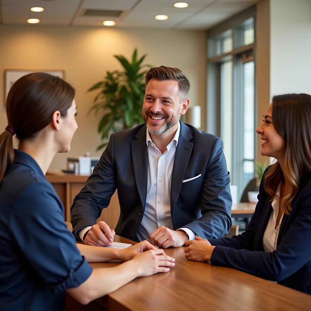 Friendly and Knowledgeable Staff Assisting Customers