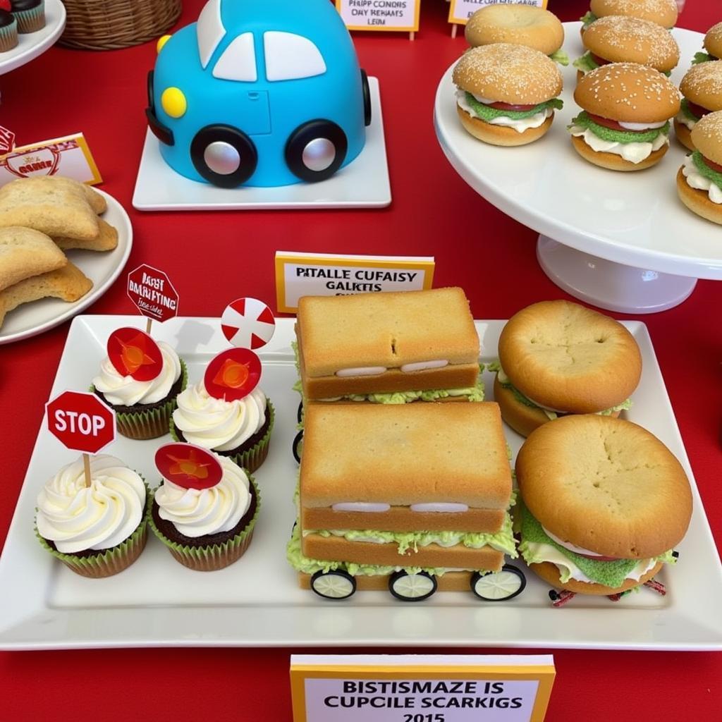 Transportation Themed Party Food