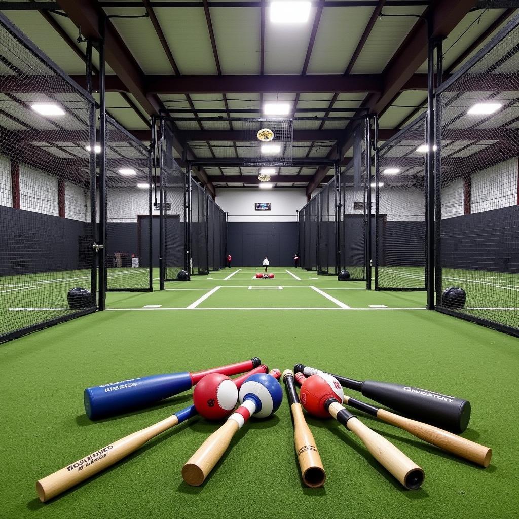 Triple Crown Indoor Batting Setup