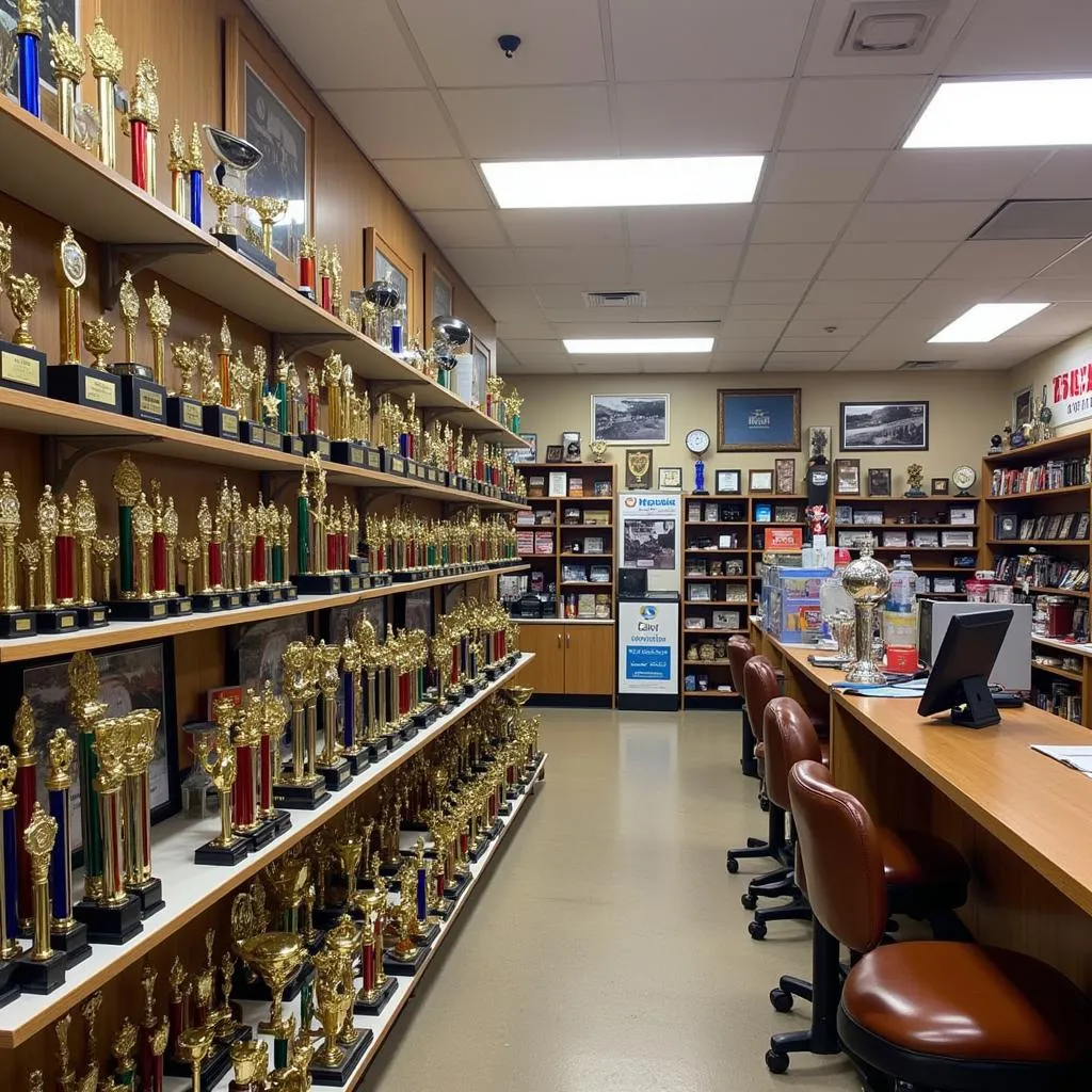 Inside a Trophy Shop in Shreveport