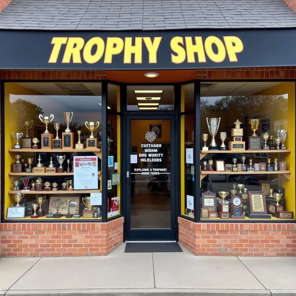 Trophy Shop Storefront in Shreveport