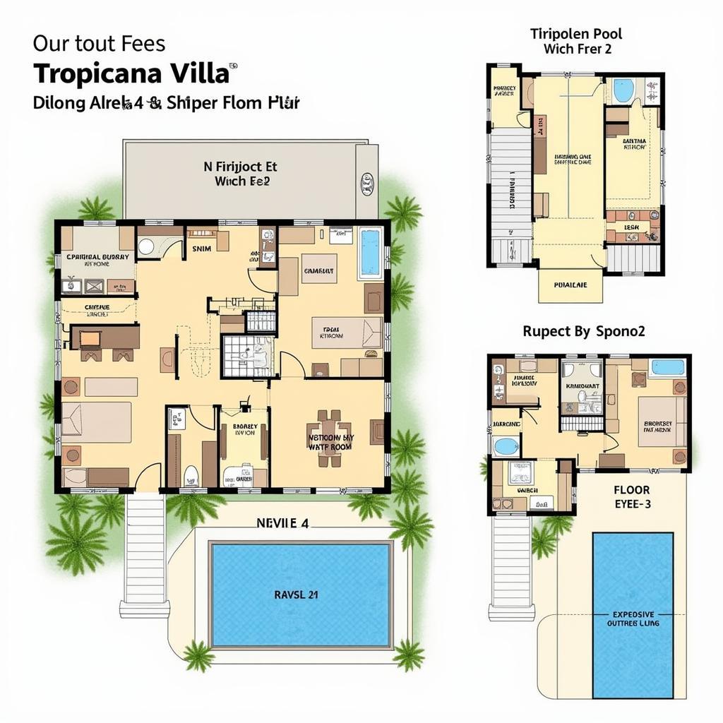 Tropicana Villa Floor Plan Features