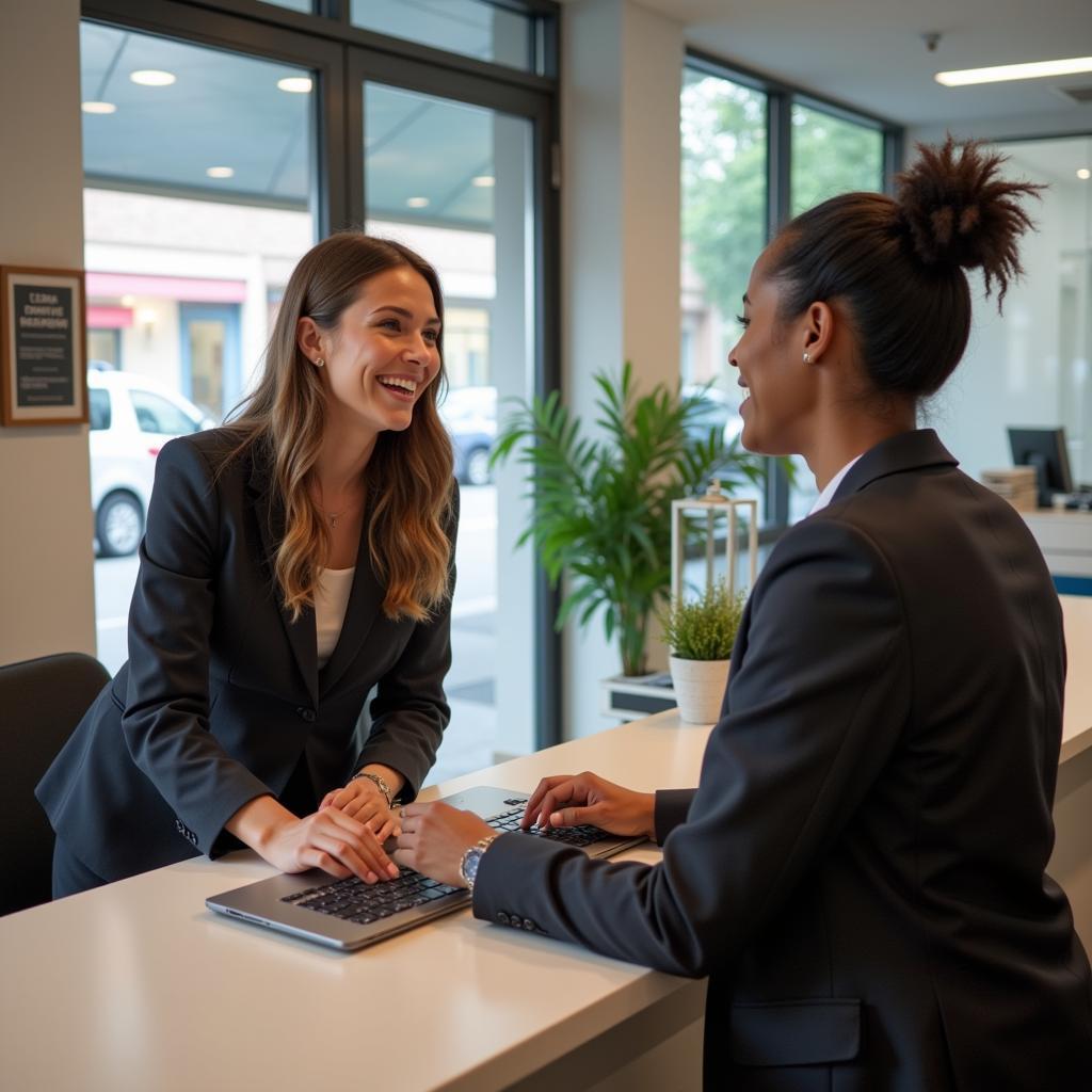 Truist Bank Customer Speaking with Banker