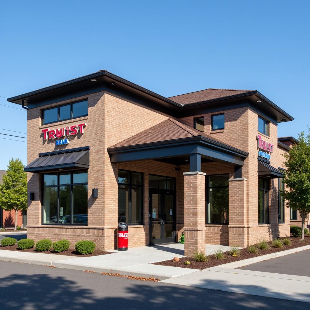 Modern Truist Bank branch exterior in South Boston, VA