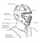 Two-Piece Catcher Mask Anatomy