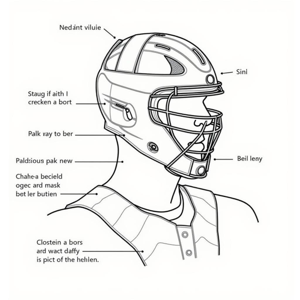 Two-Piece Catcher Mask Anatomy