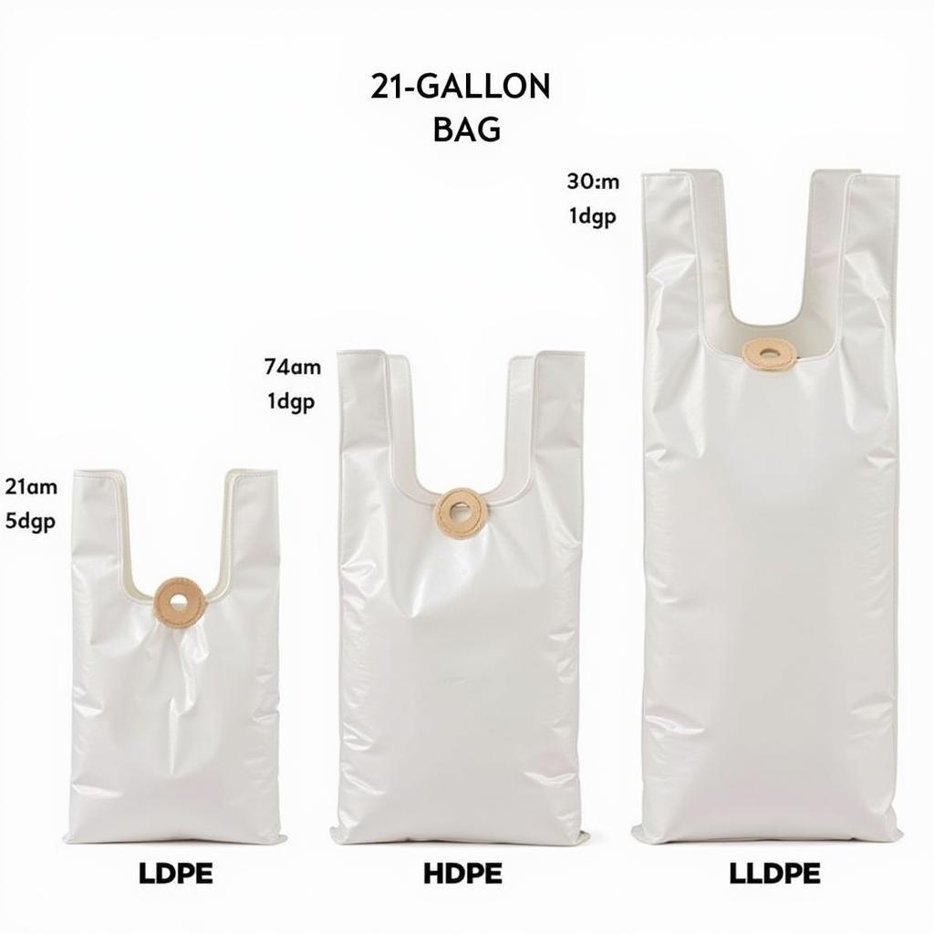 Different Types of 21 Gallon Bags: Comparing LDPE, HDPE, and LLDPE bags