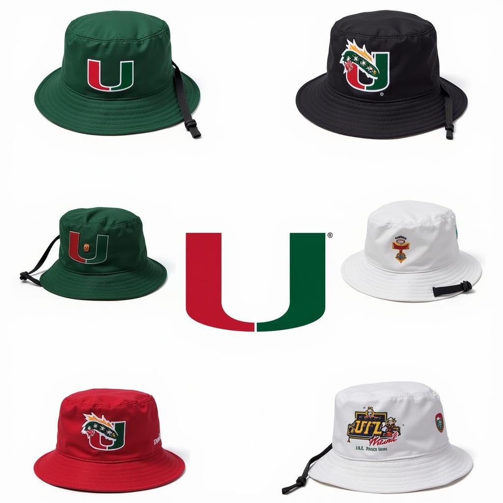 Different Styles of U Miami Bucket Hats