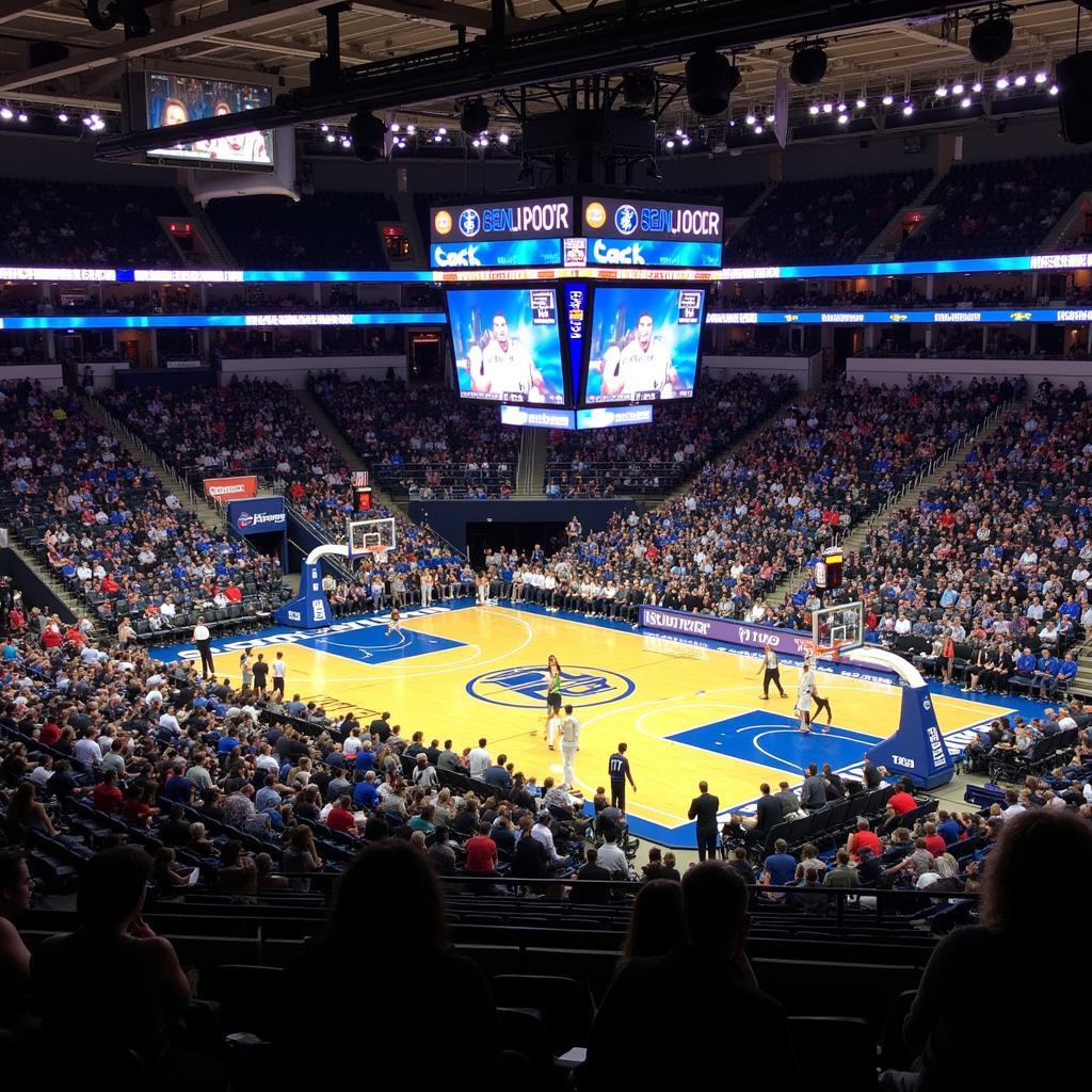 Upper Level Seating at Cam Henderson Center