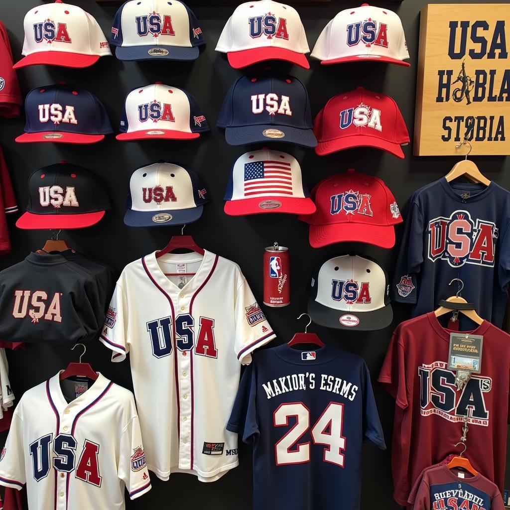 USA Baseball Logo on Merchandise