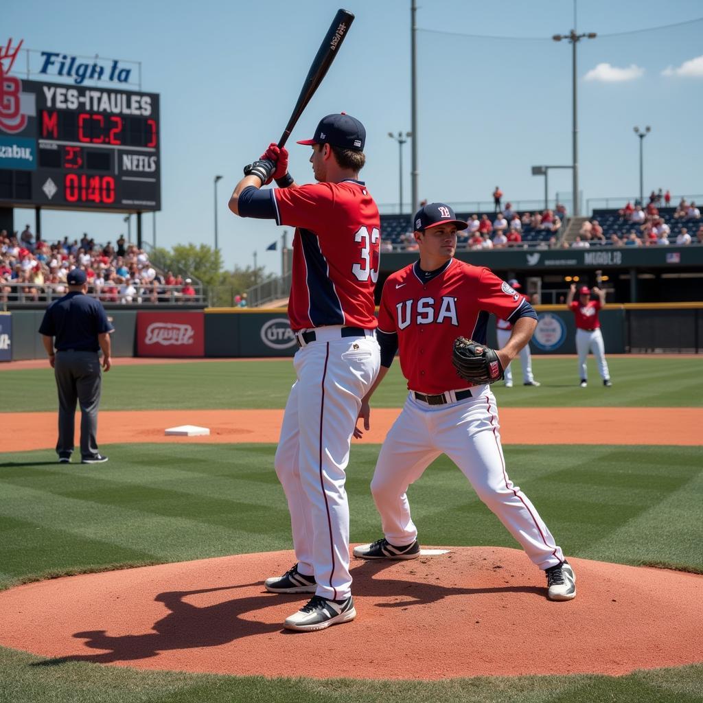 Intense Training for USA Baseball