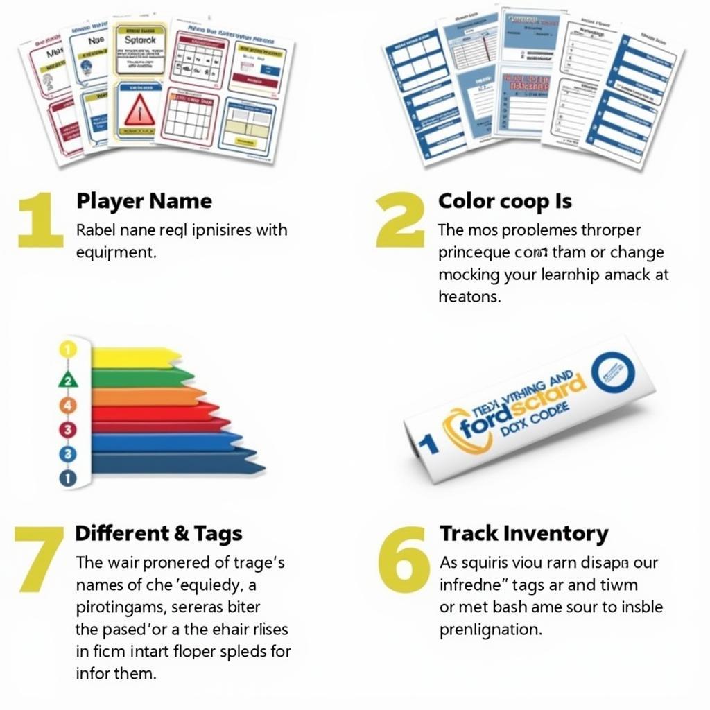 Using Baseball Printable Tags for Team Organization