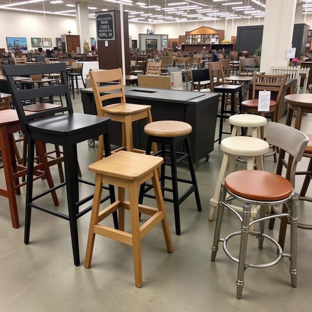 Different styles of bar stools available in Milwaukee stores