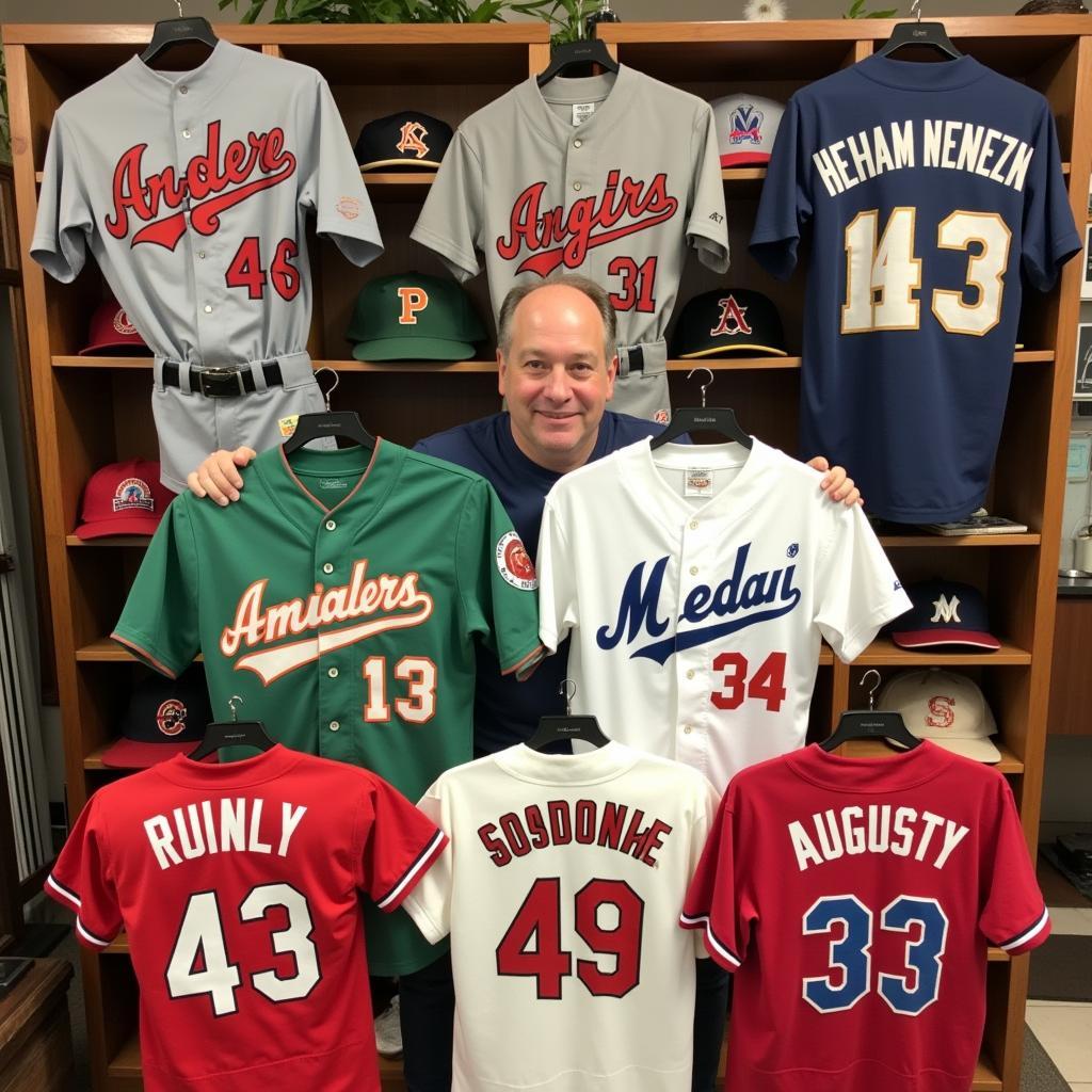 Vintage Augusta Baseball Jersey Collection