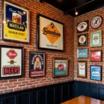 Vintage Bar Beer Signs Collection