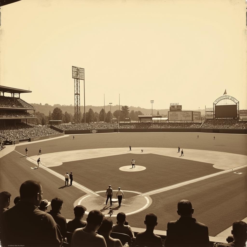 Vintage Baseball Game