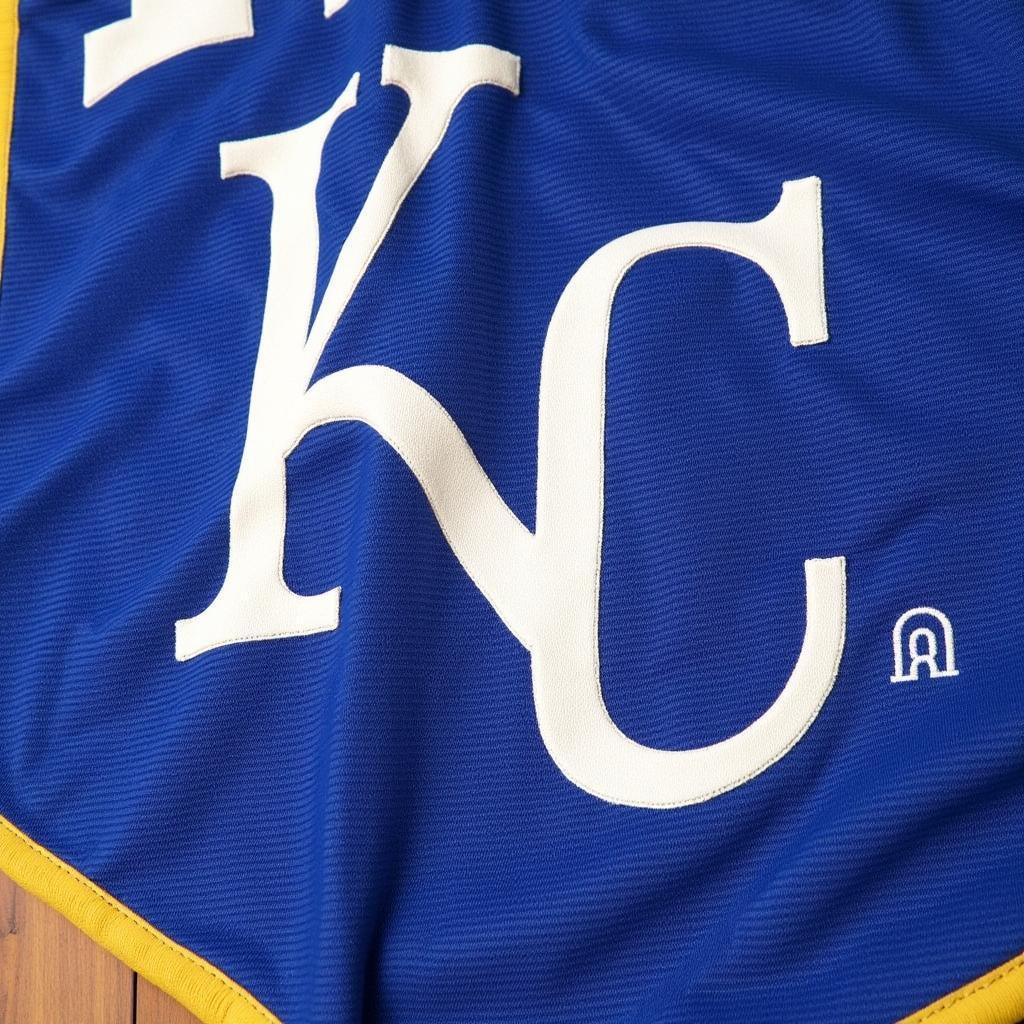 Vintage KC Royals banner from the 1980s