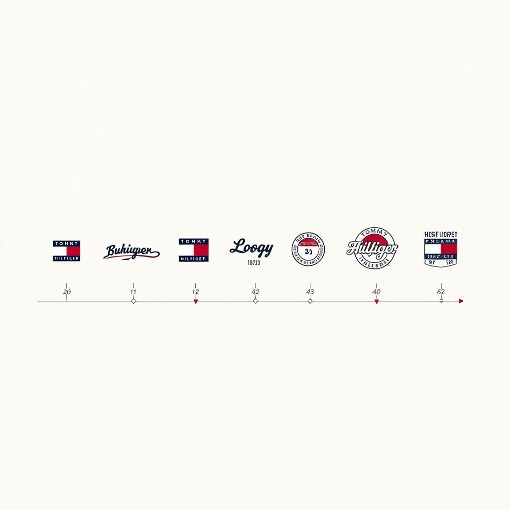 Evolution of the Tommy Hilfiger Logo