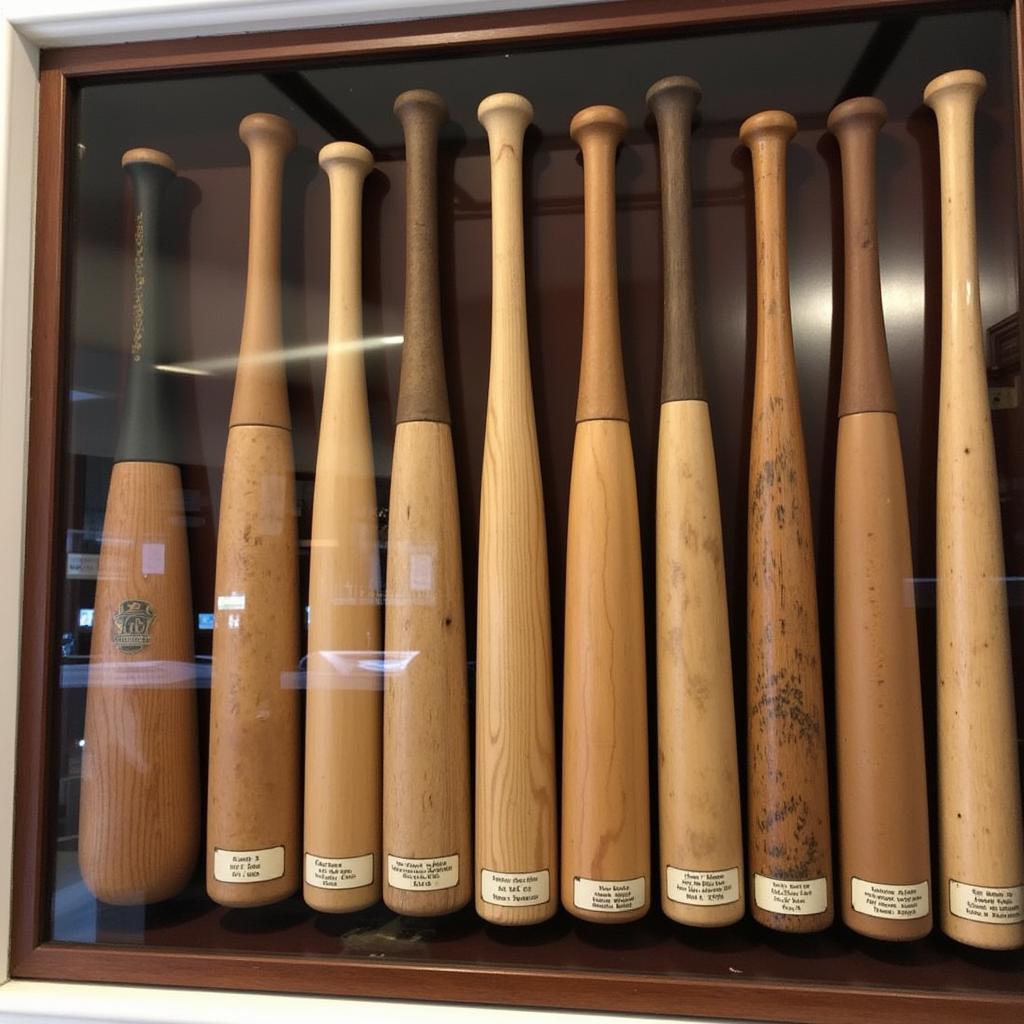 Vintage Wooden Bat Collection