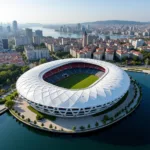 Vodafone Park Aerial View Istanbul