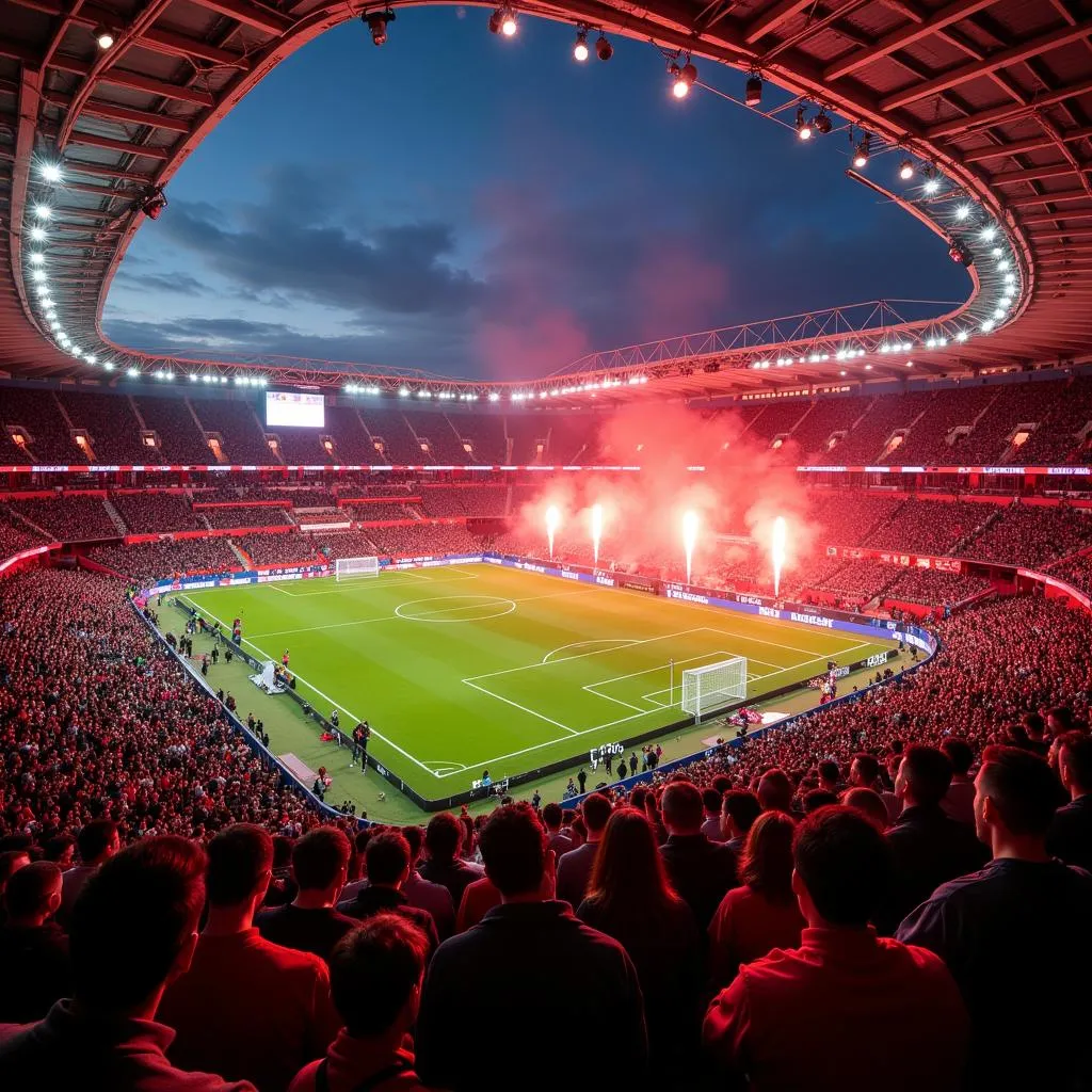 Vodafone Park Tribune View With Fans