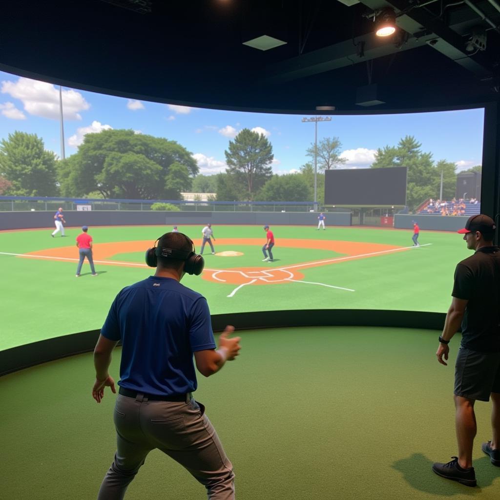 VR Baseball Fielding Training