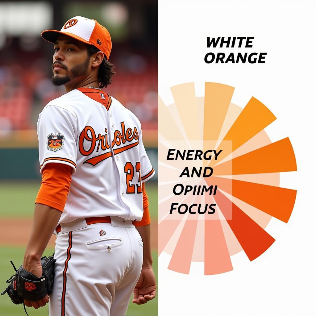 White and Orange Baseball Jersey Psychology