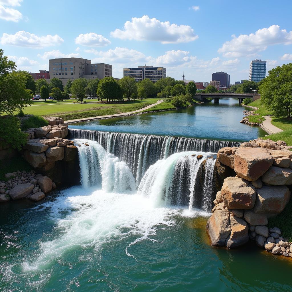 Wichita Falls Waterfall