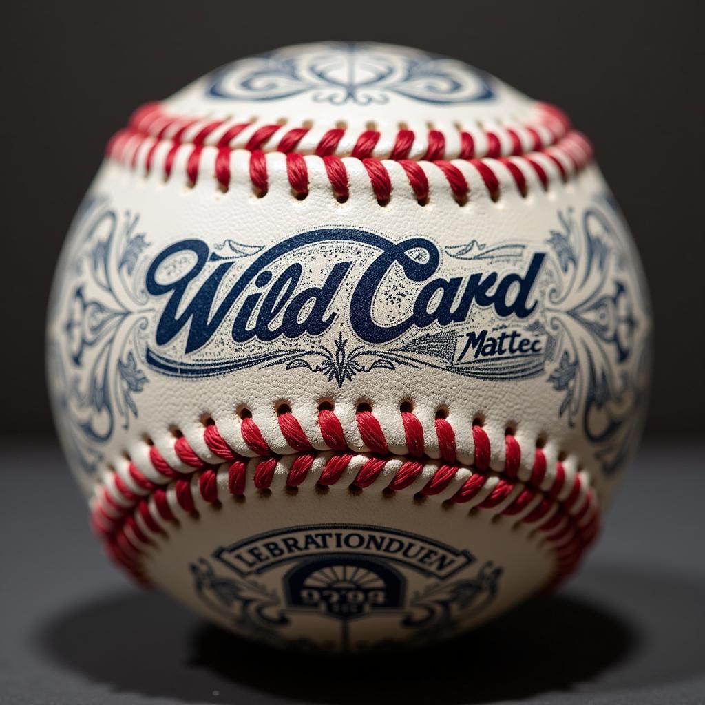 2024 Wild Card Matte Baseball Design Close-up