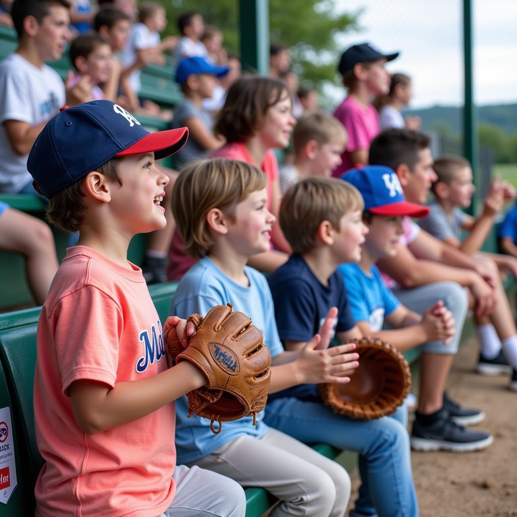 Families Enjoying a Baseball Tournament in Wisconsin Dells