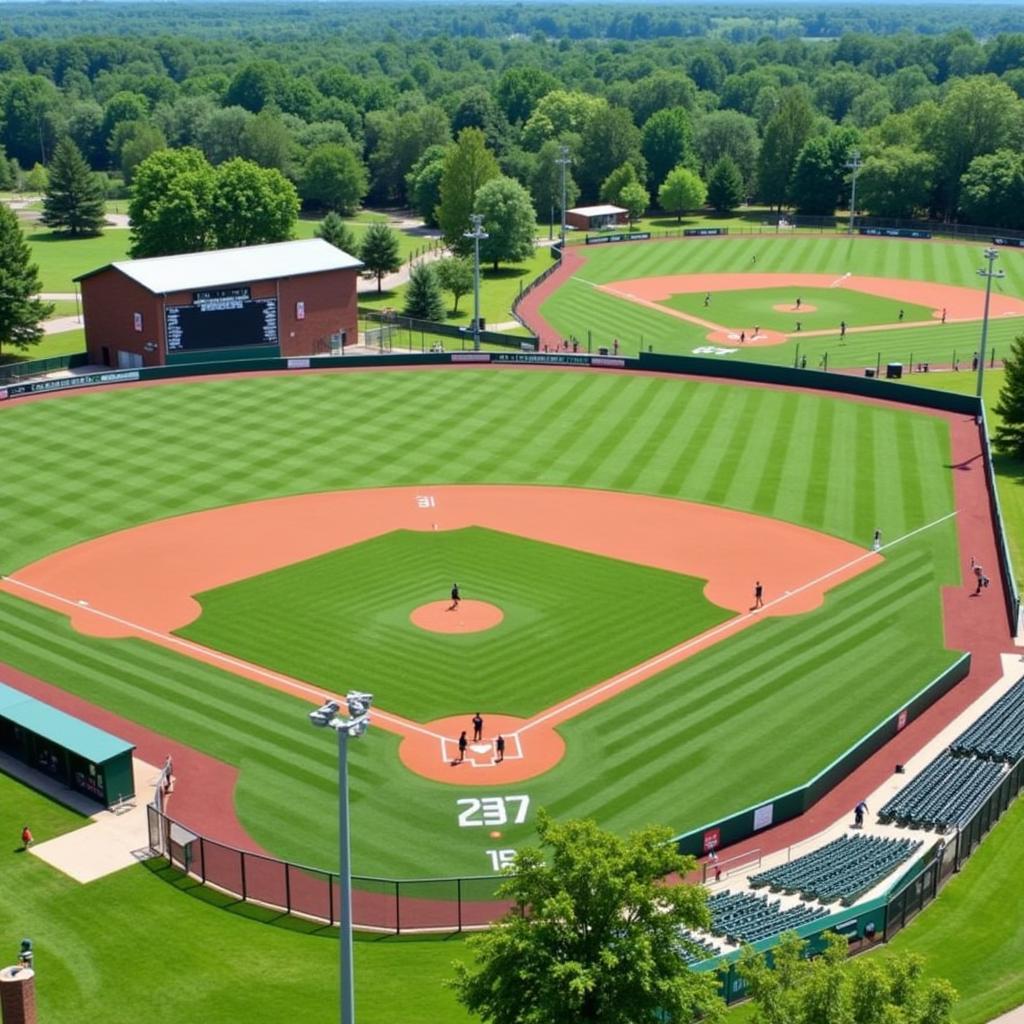 Baseball Tournament Fields in Wisconsin Dells