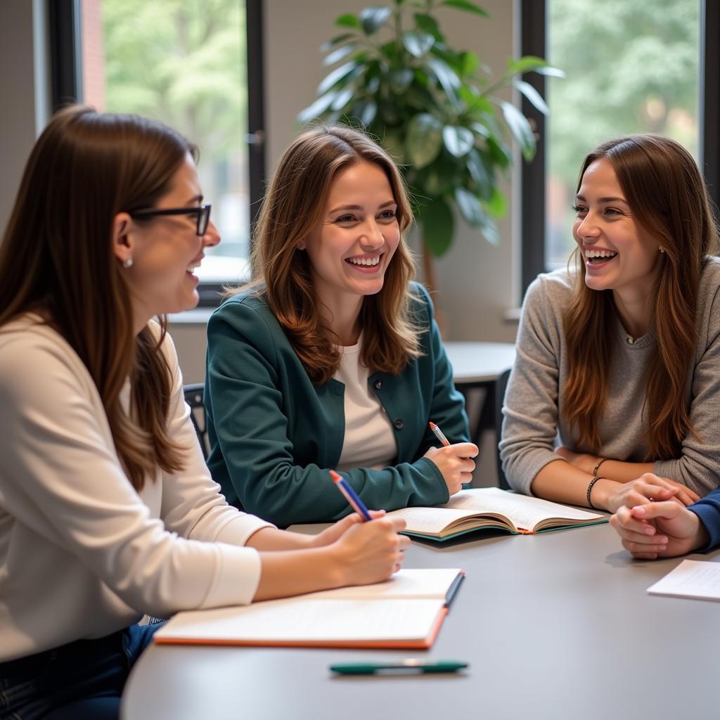 Women Connecting at an Empowerment Event