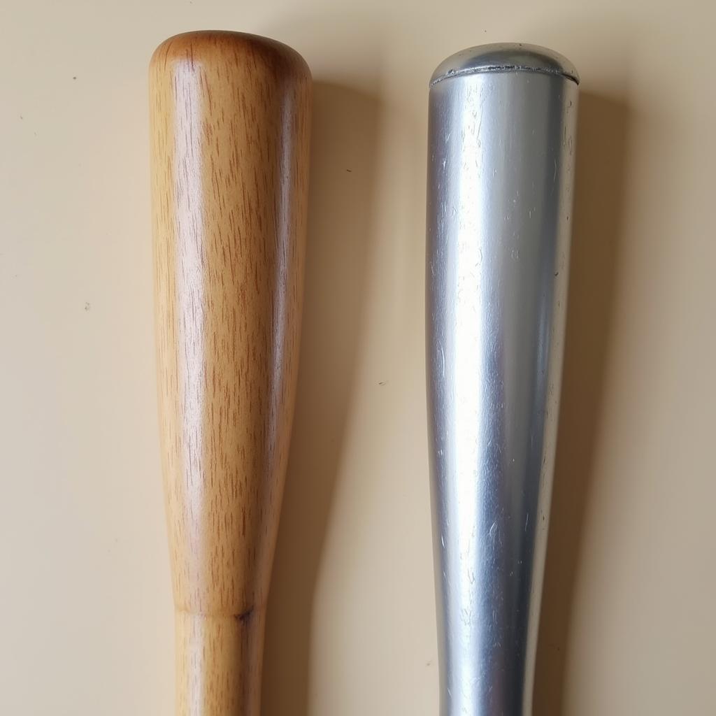 Wooden and Aluminum Baseball Bats Comparison