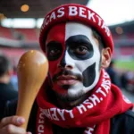 Besiktas fan with a wooden dugout one hitter