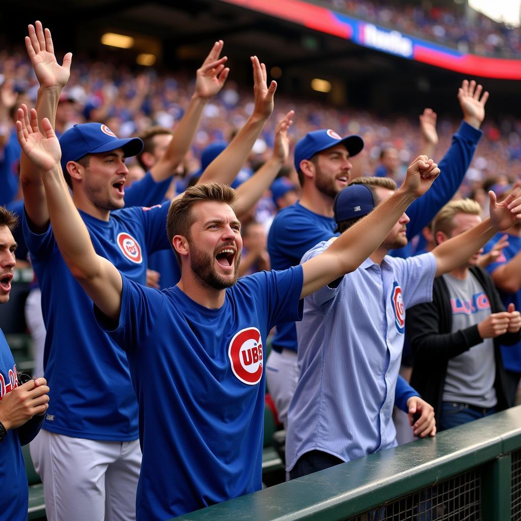 Fans Cheering in Section 216