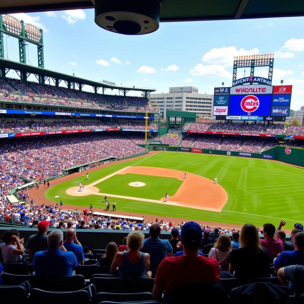 Wrigley Field Section 216 View