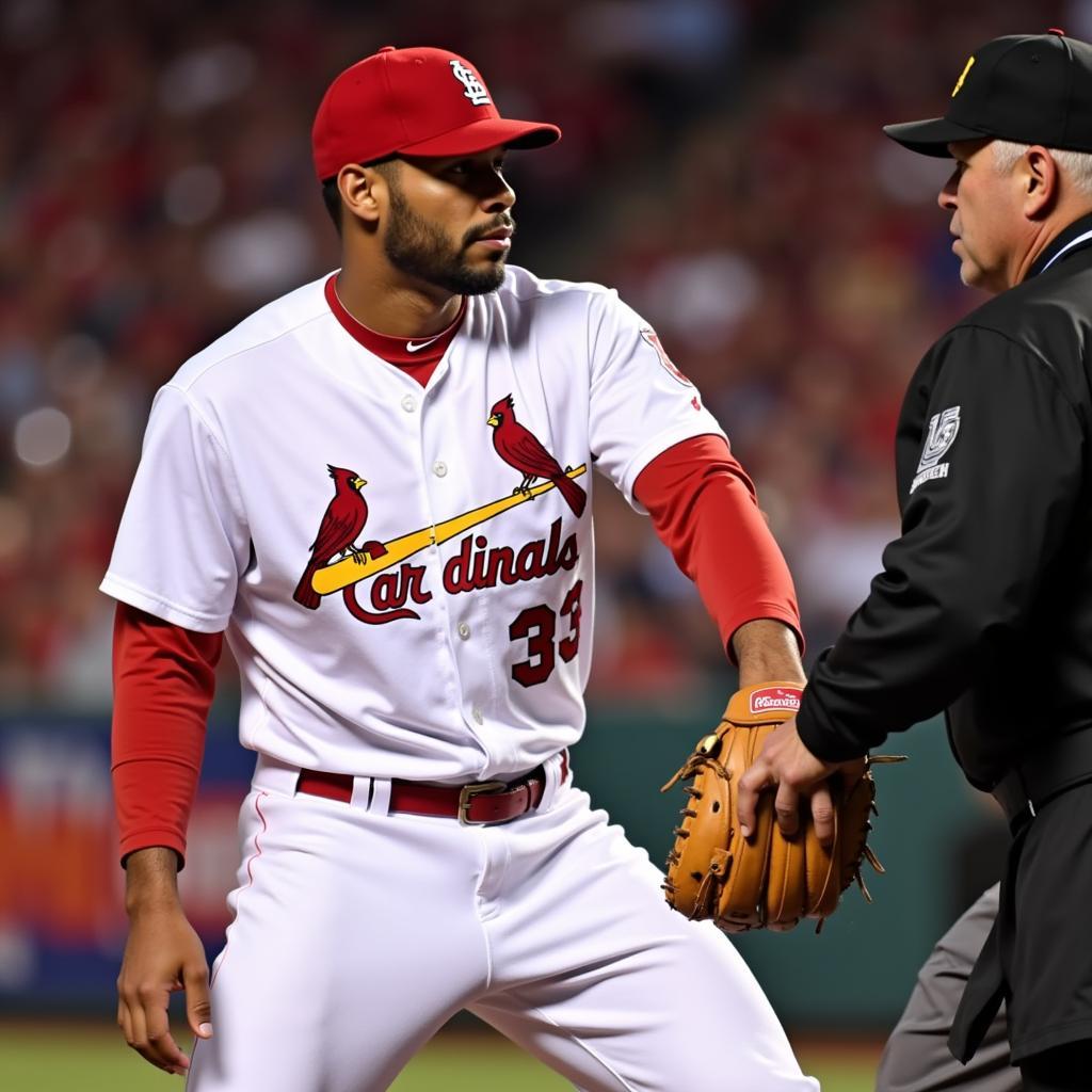 Yadier Molina Demonstrates Framing Technique