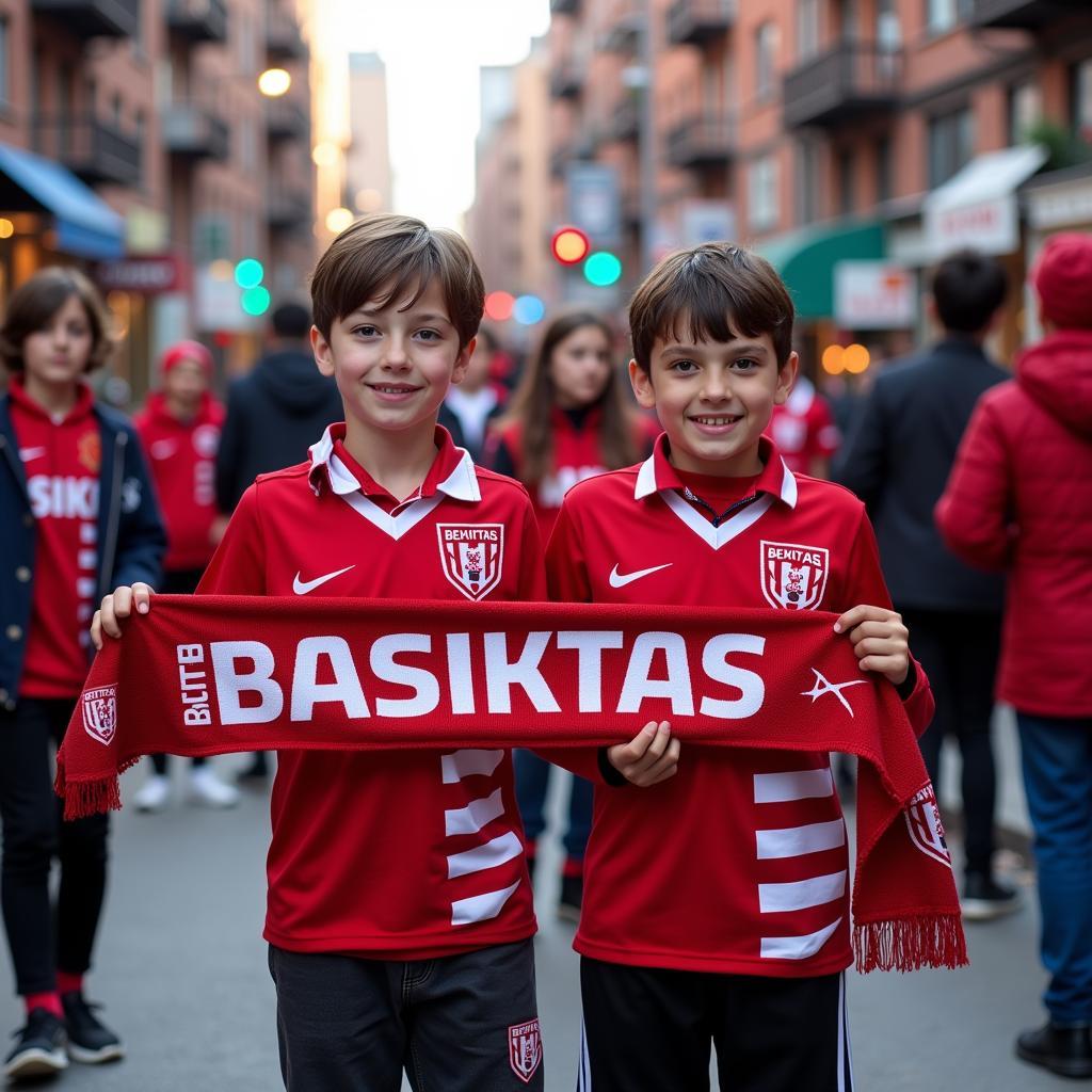 Young Besiktas Fans in New York City