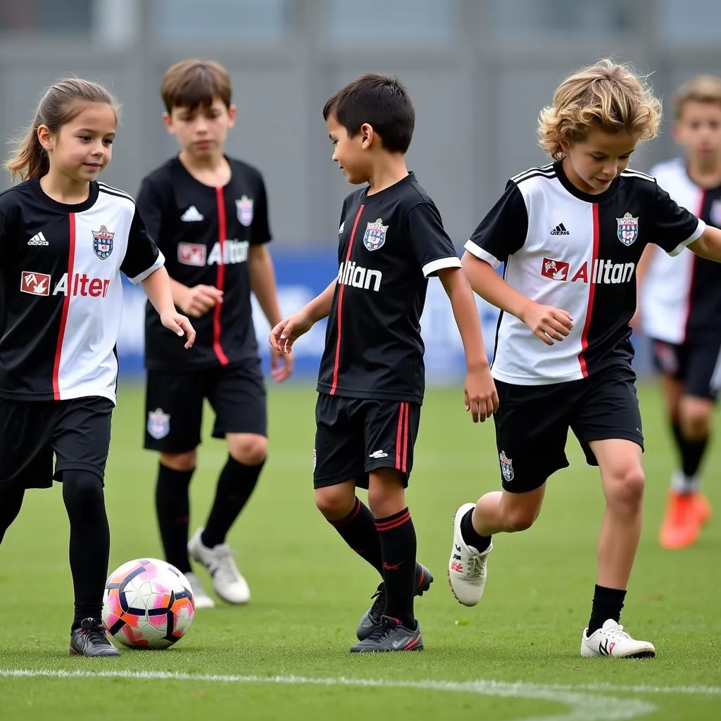 Young Besiktas Fans at a Training Camp