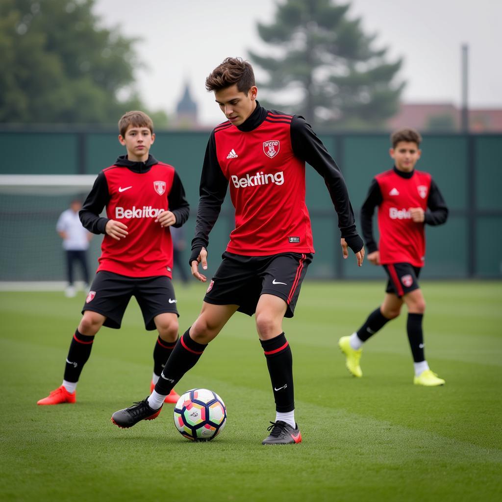 Young Beşiktaş Players Training