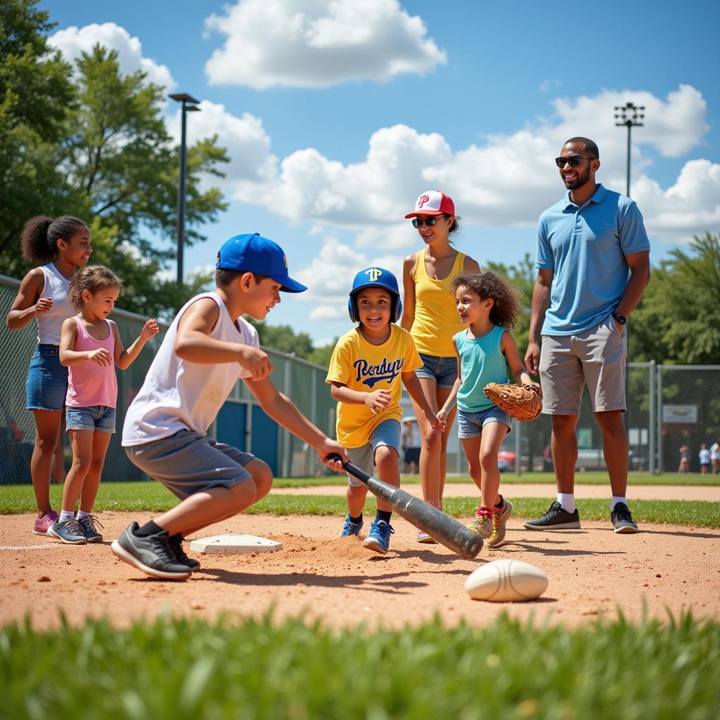 Youth Baseball Game in Orlando