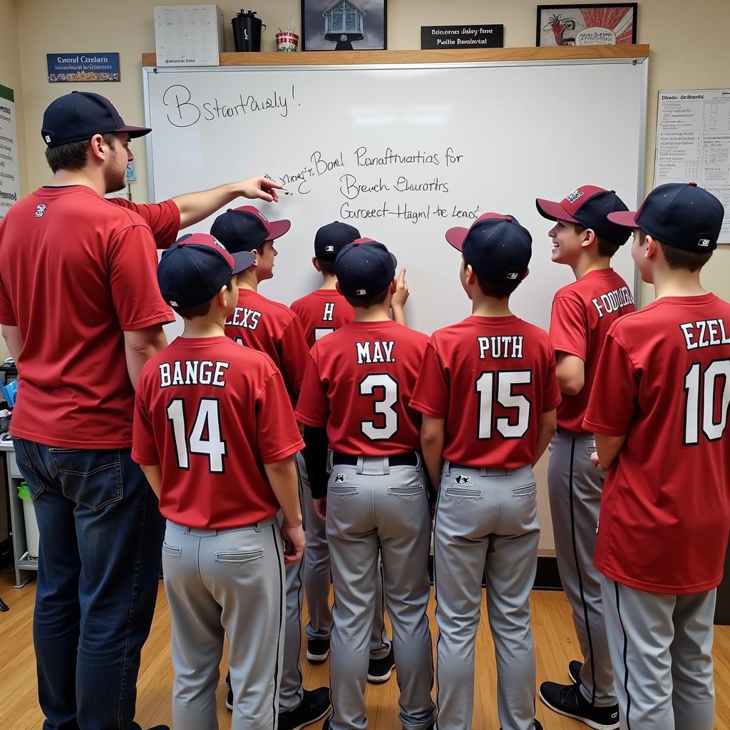 Youth Baseball Team Brainstorming Session