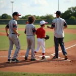 Youth Baseball Team in Southeast Texas