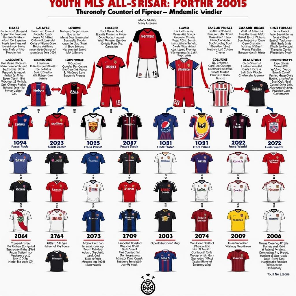 Evolution of Youth MLS All-Star Jerseys