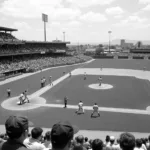 Historic photo of a Yuma baseball game