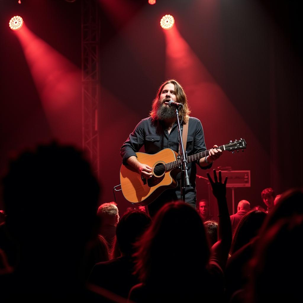 Zach Williams performing live in Cedar Rapids