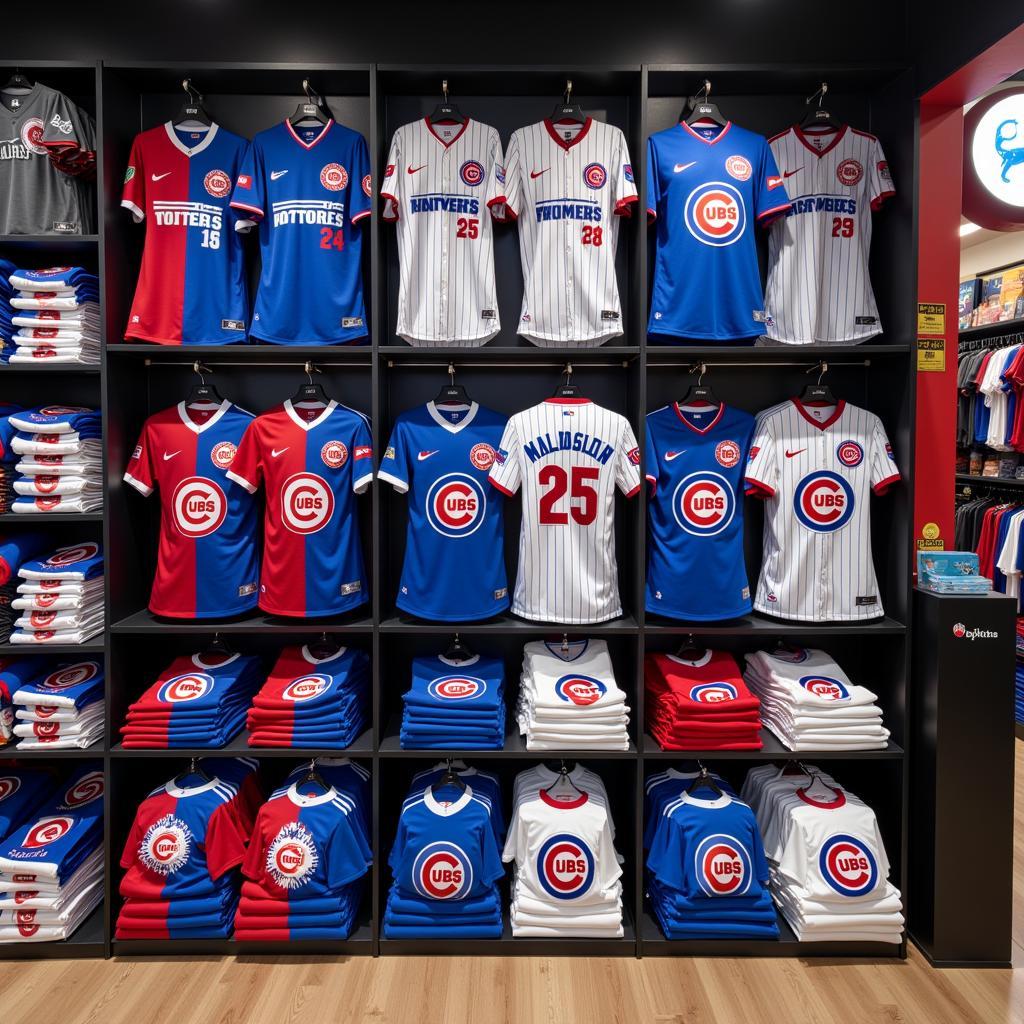 1908 Cubs jerseys on display at the Besiktas store