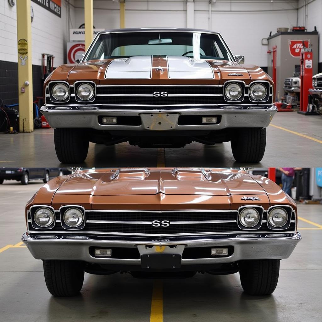 Restored 1969 Chevelle SS Front End in Pristine Condition