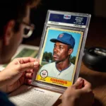 Grading a 1976 Hank Aaron Baseball Card